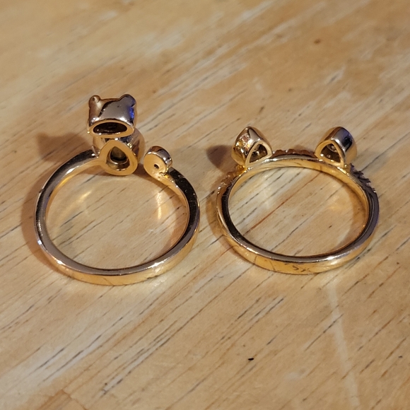 Kitty Rings Set of TWO - Picture 6 of 11